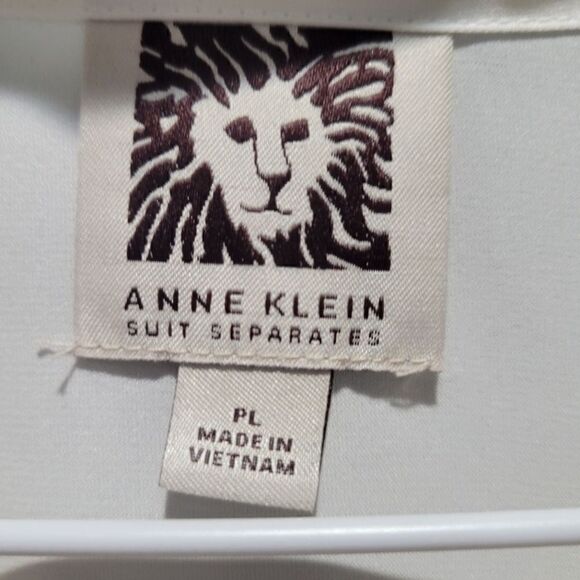 Anne klein White Tie-neck top - Picture 8 of 8